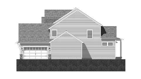 The Briarwood house plan, exterior view 2